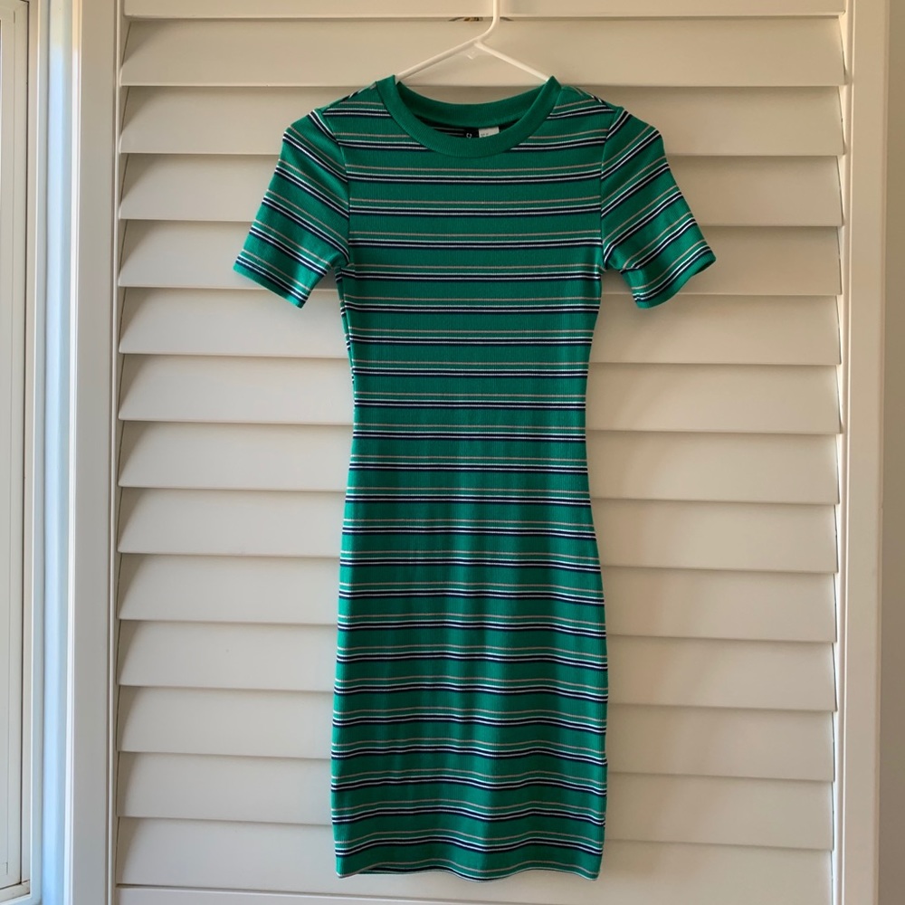Striped Bodycon Dress